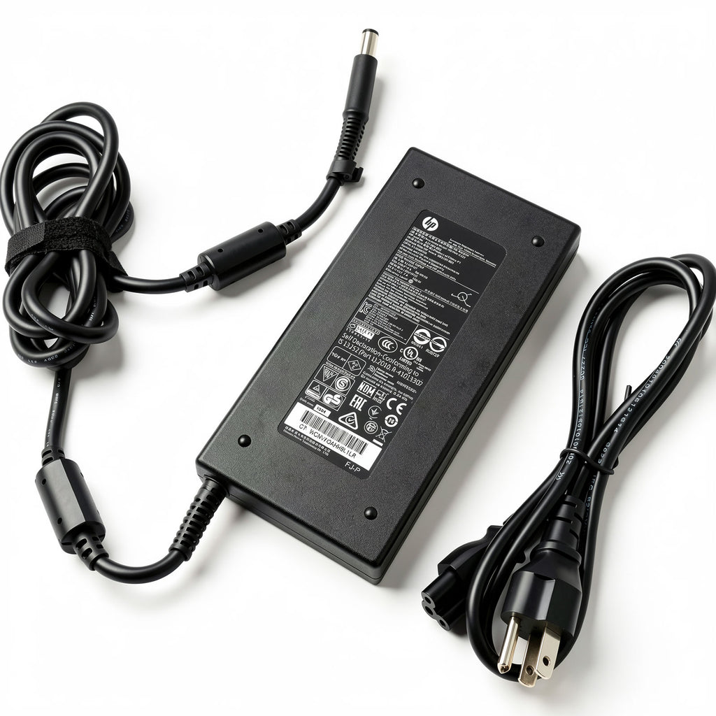 HP HSTNN-CA27 693707-001 150W AC Power Adapter 19.5V 7.7A 7.4mm × 5.0mm Smart Pin Charger for HP ZBook EliteBook ProBook Workstation Laptop