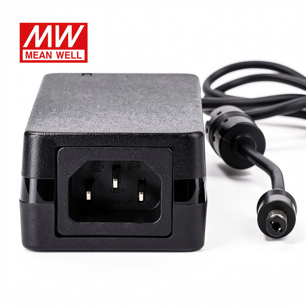 Mean Well GST60A09-P1J 9V 6.67A 60W Desktop Power Adapter 5.5mm DC Plug for Industrial Control POS Networking Embedded Systems