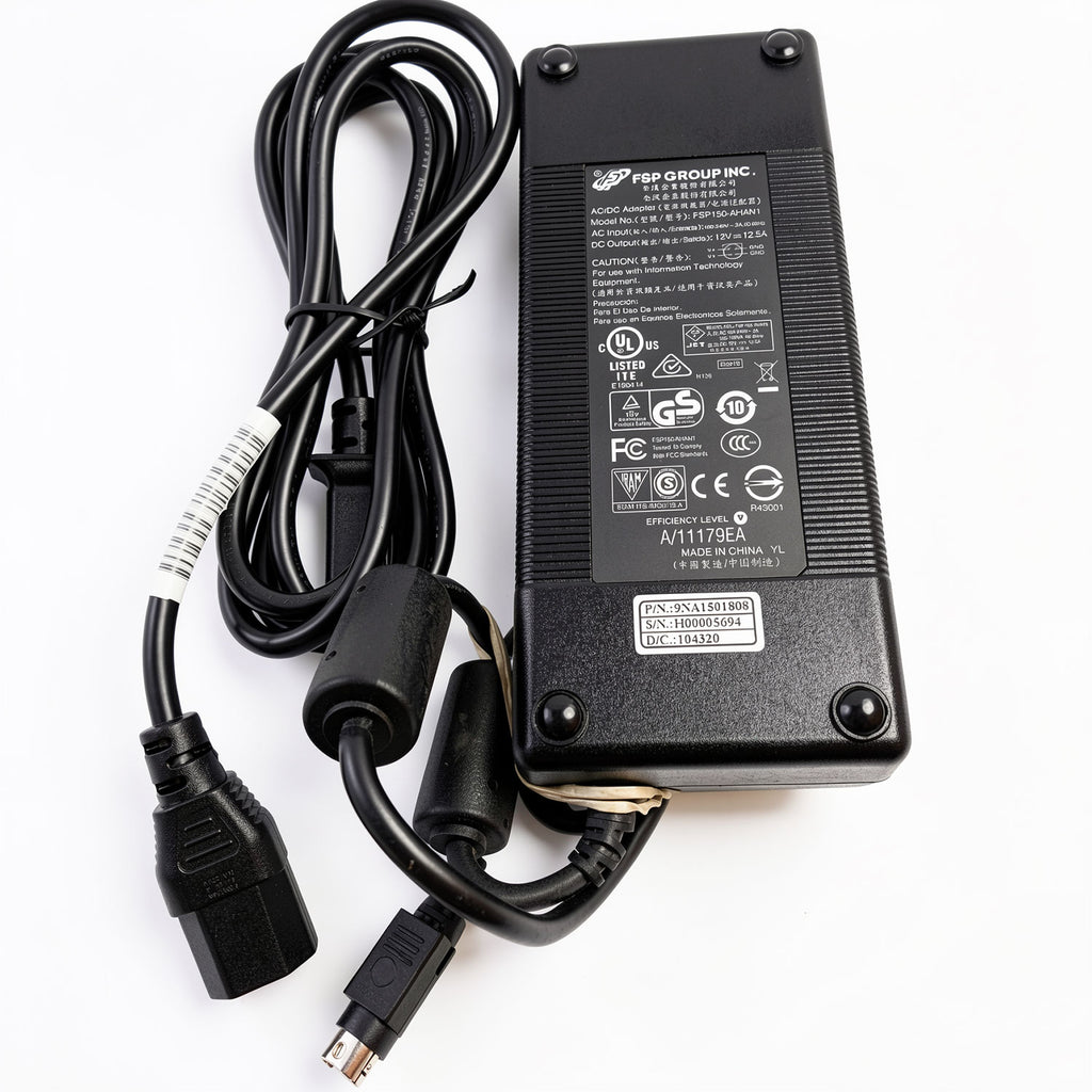 FSP FSP150-AHAN1 150W AC Power Adapter 19V 7.89A Charger 4-Pin DIN Connector for Industrial Monitor POS System AIO PC Medical Display Equipment