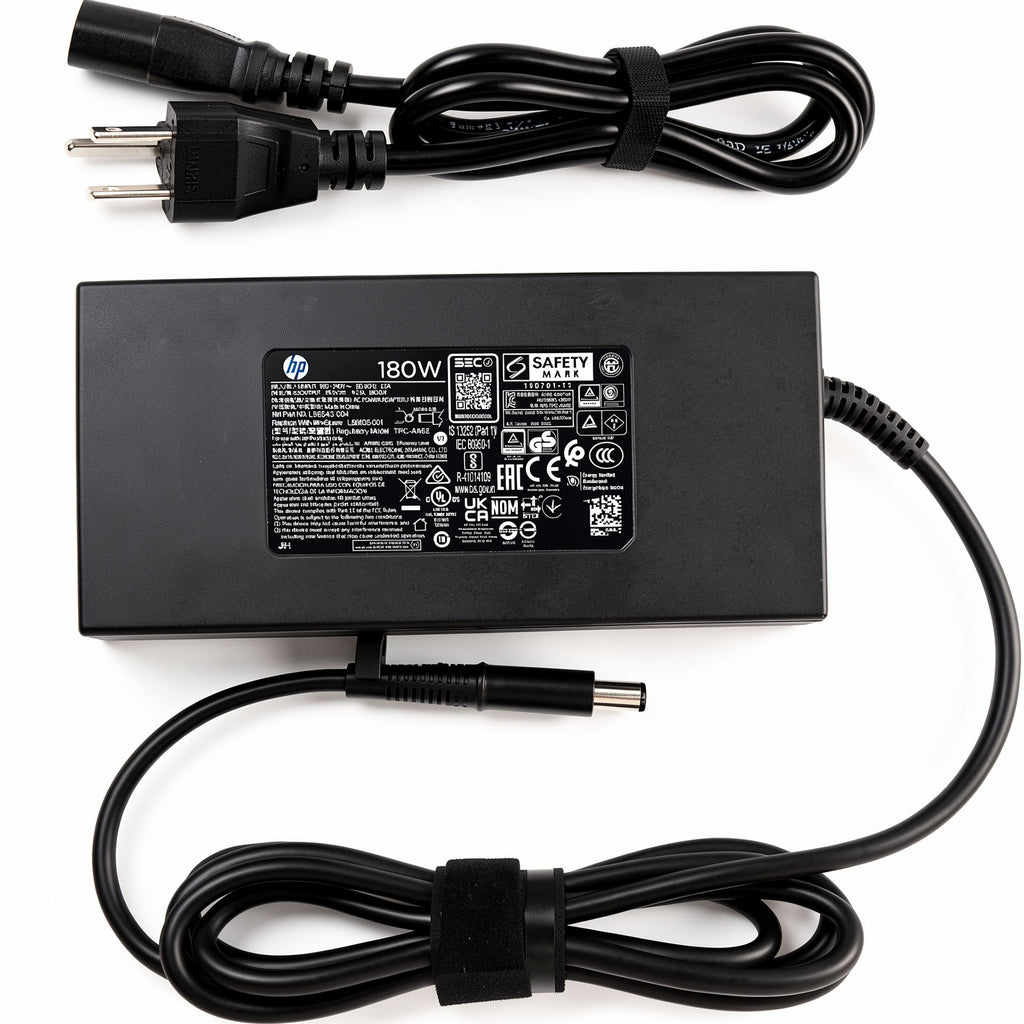 19.5V 9.23A 180W Universal Laptop Charger with 7.4mm×5.0mm Smart Pin Plug