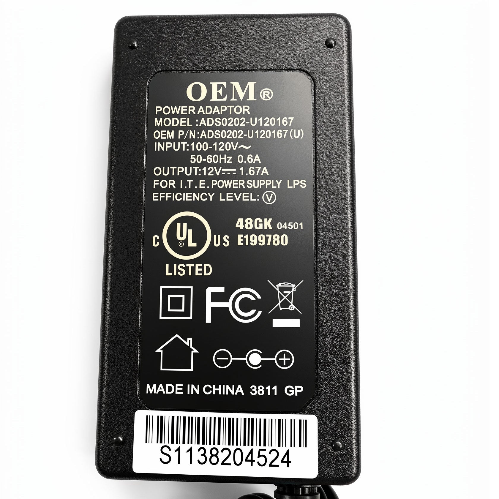 New Original Cisco 20W AC Power Adapter ADS0202-U120167 12V 1.67A Charger Power Supply for AT&T U-Verse Cable Box TV Receivers & IP Phones