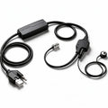 Plantronics APV-63 Electronic Hook Switch Cable 38734-11 85R01AA EHS Adapter for Poly Wireless Headsets VoIP IP Phone Remote Call Control