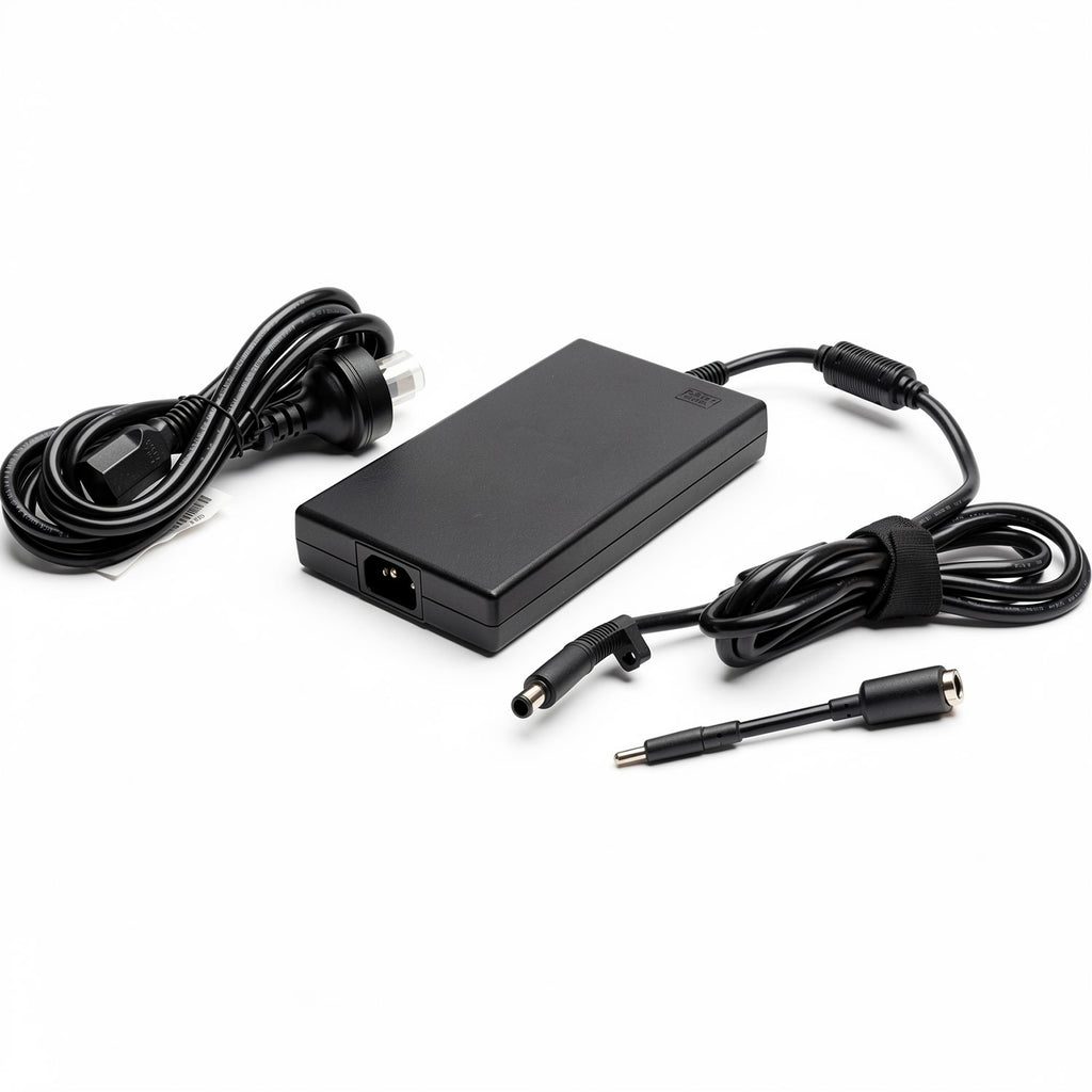 HP HSTNN-CA24 200W Smart AC Adapter 19.5V 10.2A Charger 7.4mm Smart Pin with 4.5mm Tip Converter for ZBook EliteBook Workstation Laptop