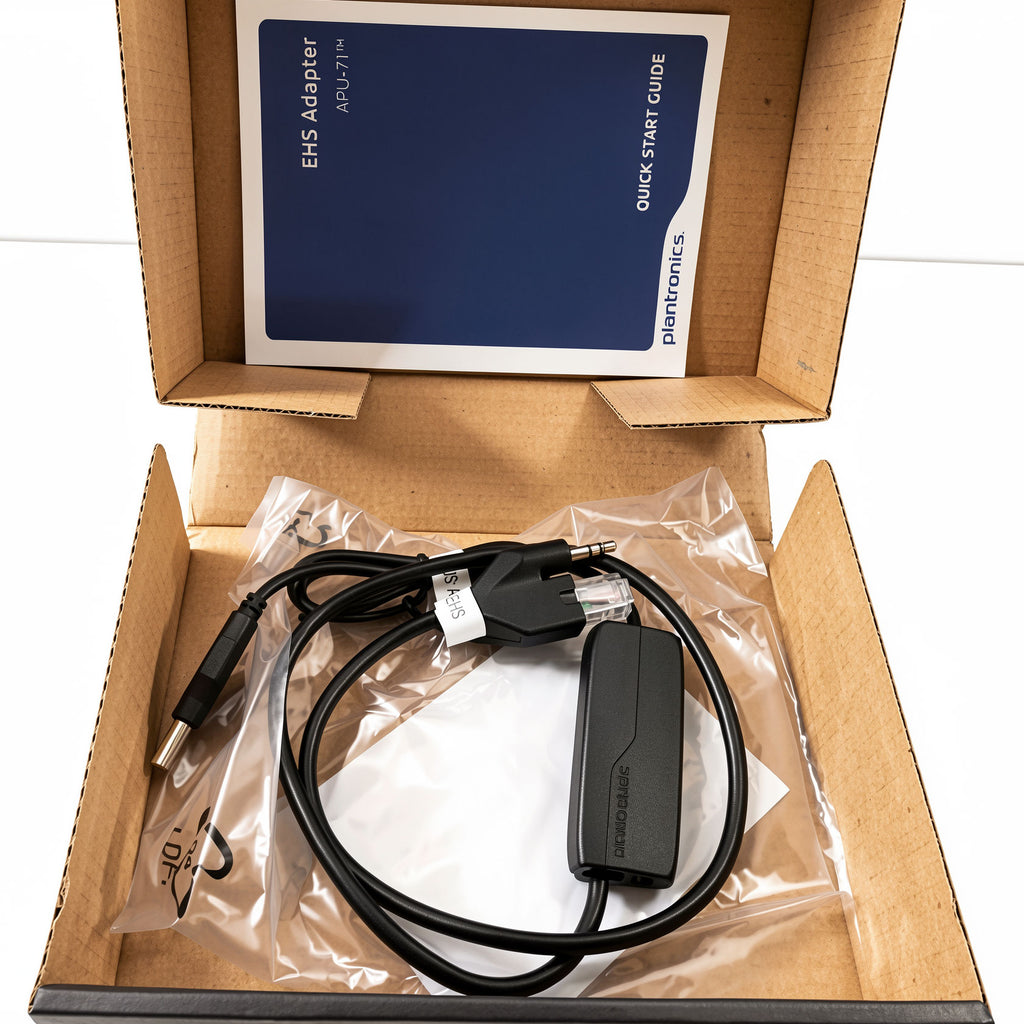 Plantronics EHS APU-75 Electronic Hook Switch USB Adapter Cable 202678-01 for CS500 Series Wireless Headset and PC Softphone