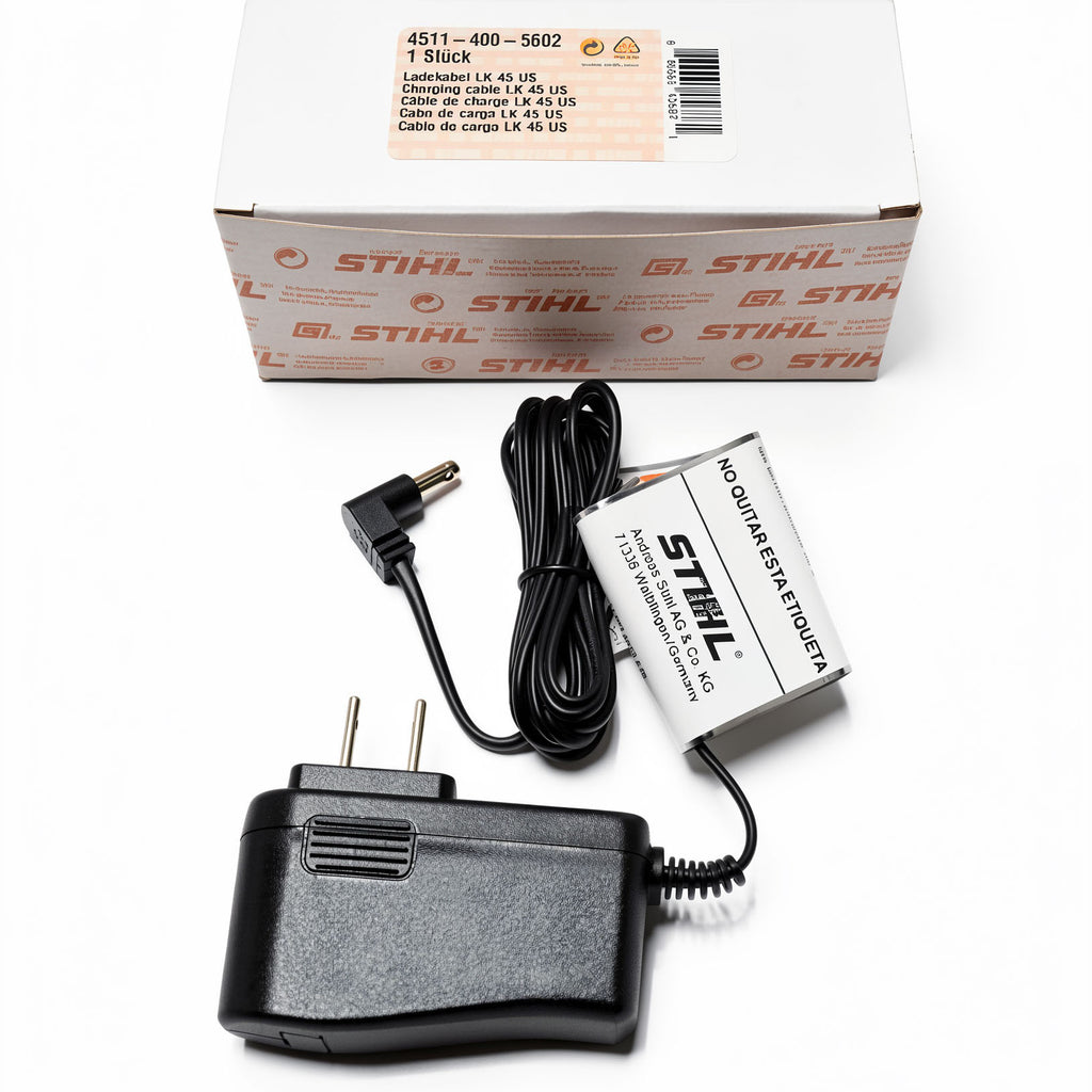 Stihl 15W AC Power Adapter Charger LK45 4511-400-5602 4511-400-5603 22.5V 0.65A Charging Cable for Cordless Weed Eater Lawn Trimmer Blower