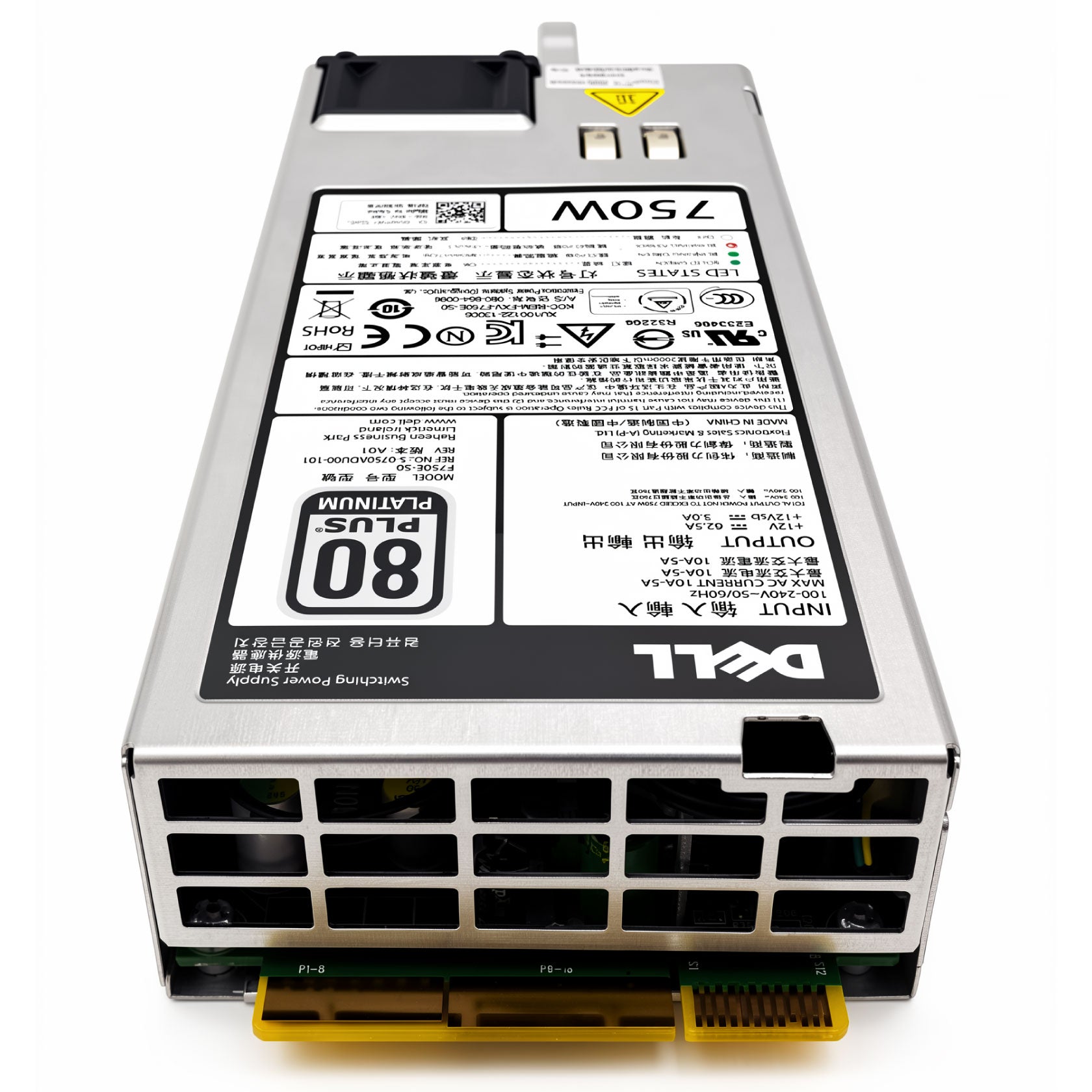 Dell 750W Server Power Supply F750E-S0 80 Plus Platinum Hot-Plug Redundant PSU for PowerEdge R620 R720 R720XD R820 T420 Servers