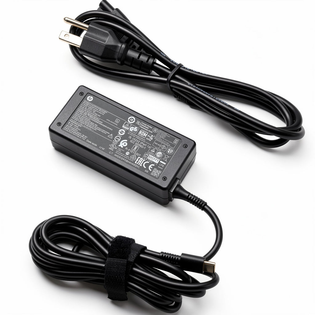 HP TPN-CA01 45W USB-C AC Power Adapter 15V 3A Charger for Chromebook Elite x2 Spectre x2 Pavilion x2 Laptop Tablet USB-C PD Devices