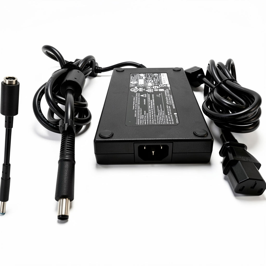 HP HSTNN-CA24 200W Smart AC Adapter 19.5V 10.2A Charger 7.4mm Smart Pin with 4.5mm Tip Converter for ZBook EliteBook Workstation Laptop