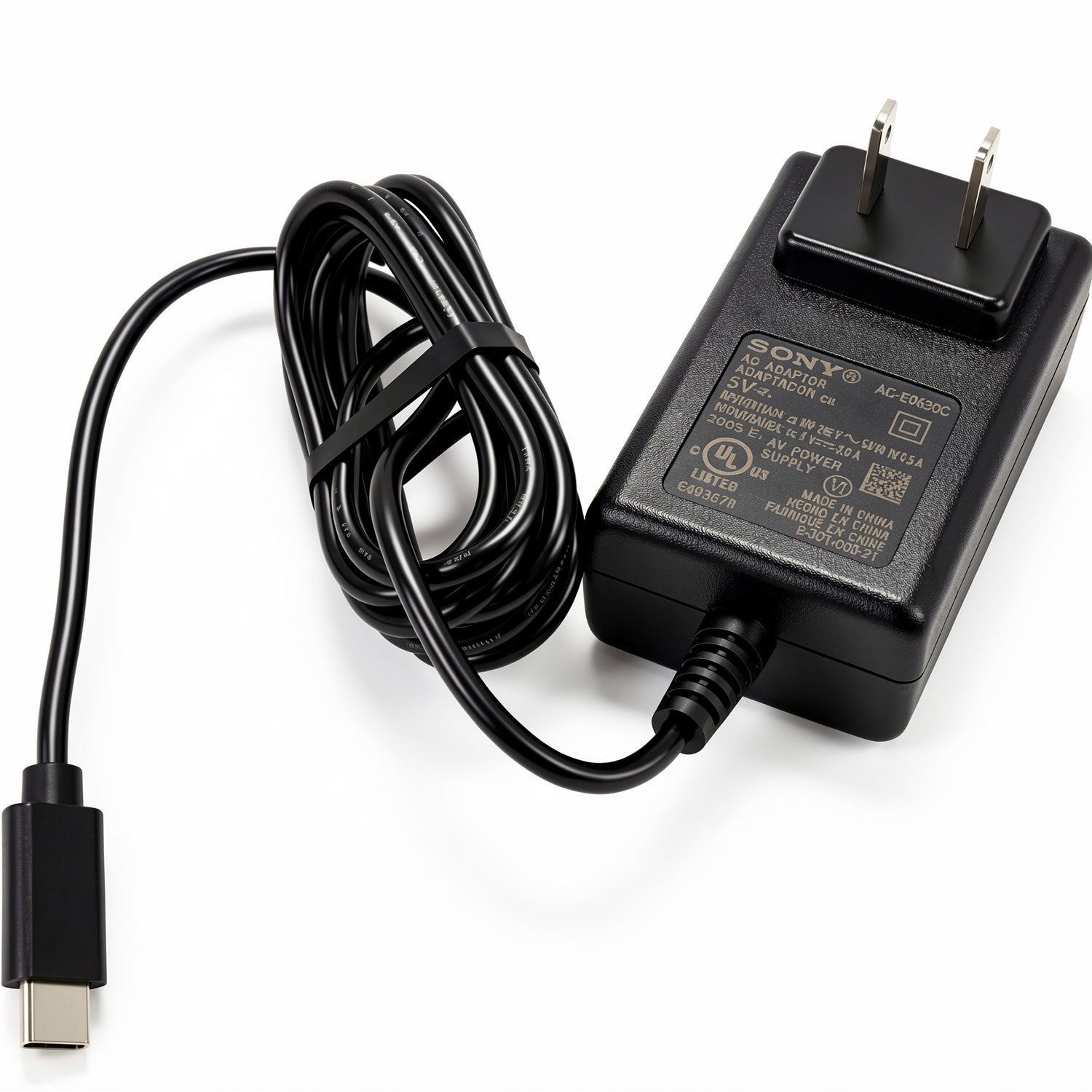 Sony AC-E0630C USB-C Power Adapter 15W 5V 3A Charger for Wireless Speakers Headphones Portable Audio Devices and Compatible USB-C Electronics