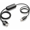 Plantronics EHS APU-75 Electronic Hook Switch USB Adapter Cable 202678-01 for CS500 Series Wireless Headset and PC Softphone