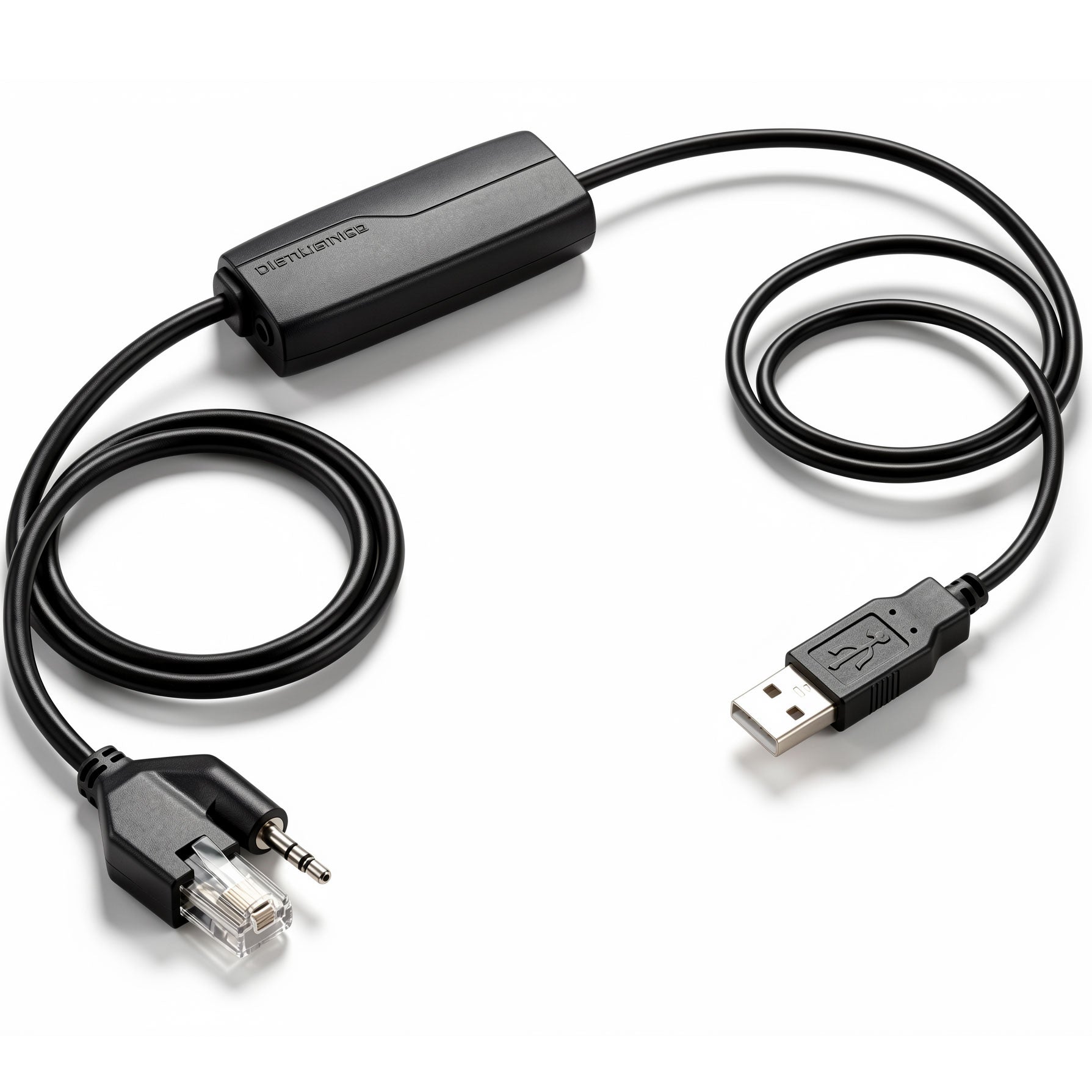 Plantronics EHS APU-75 Electronic Hook Switch USB Adapter Cable 202678-01 for CS500 Series Wireless Headset and PC Softphone