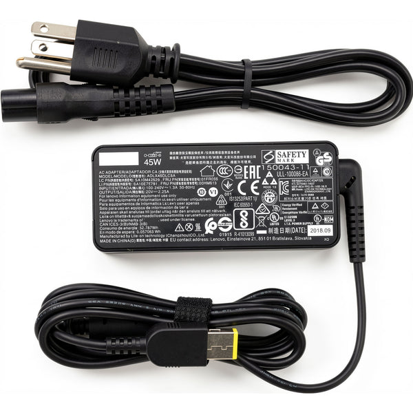 Lenovo 45W AC Power Adapter ADLX45DLC3A 20V 2.25A Charger for ThinkPad T440 T450 X240 X250 X260, Yoga, Flex Laptops