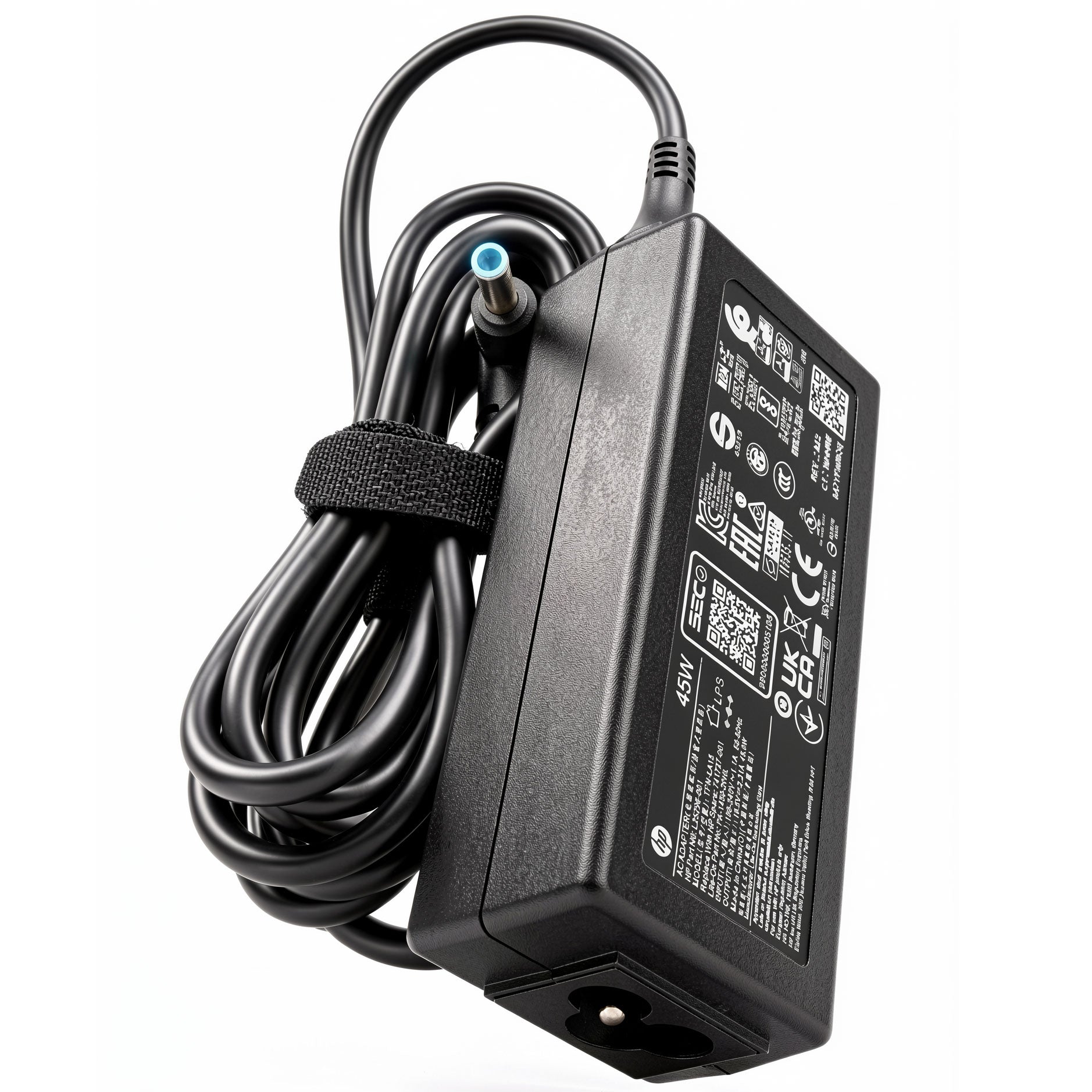 HP 45W AC Power Adapter TPN-LA15 741727-001 L25296-001 19.5V 2.31A Blue Tip Charger for Pavilion, Envy x360, EliteBook & Stream Laptops