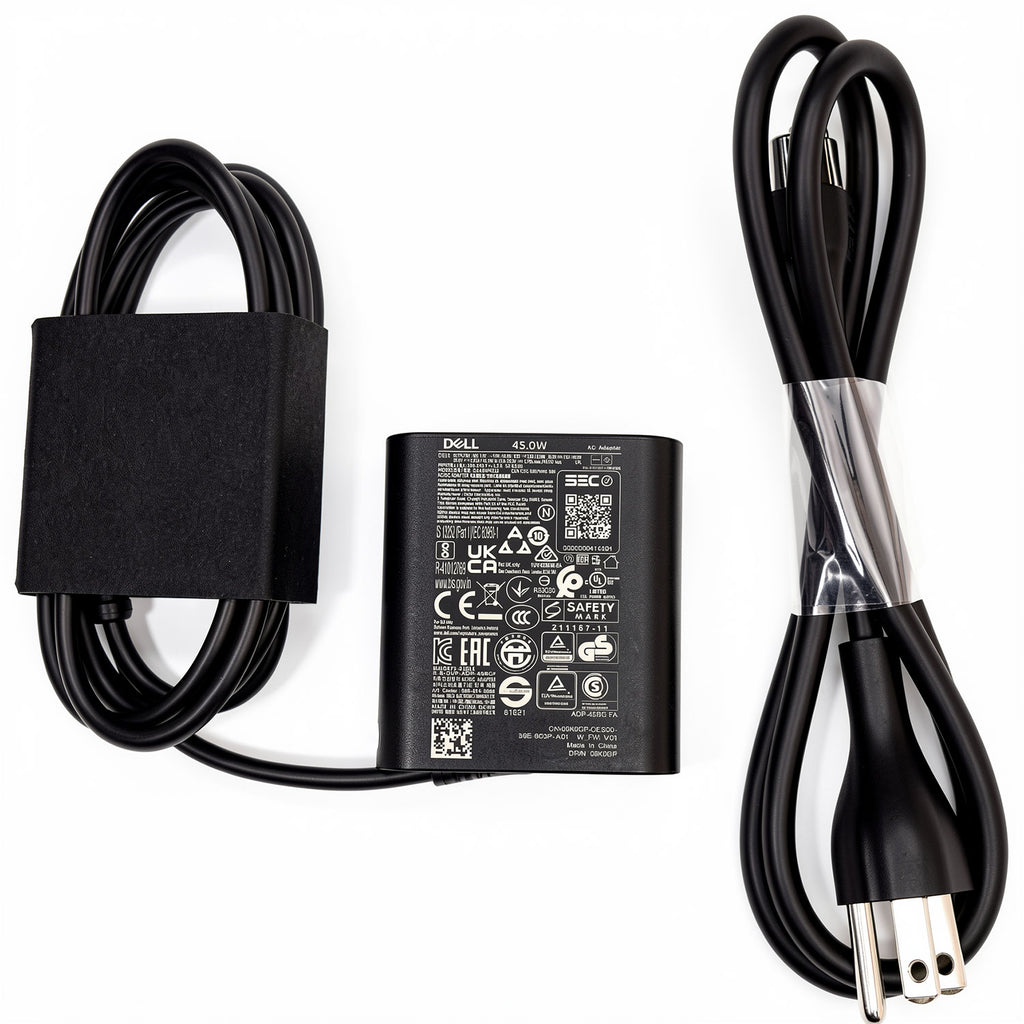 Replacement 45W USB-C PD charger with 5V/3A, 9V/3A, 15V/3A, 20V/2.25A output for Dell.