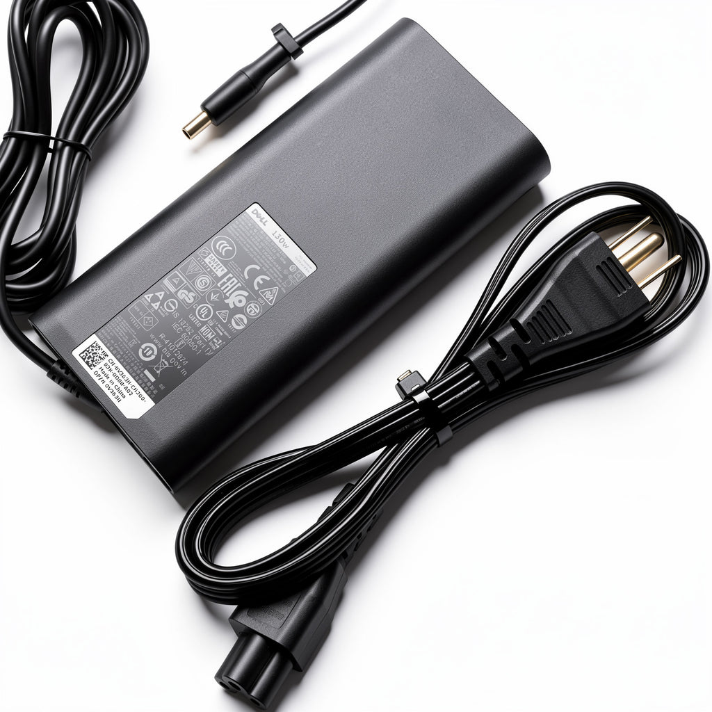 Dell 130W AC Power Adapter DA130PM130 19.5V 6.67A Charger for XPS 15 9550 9560 9570, Precision 5510 5520 Laptops