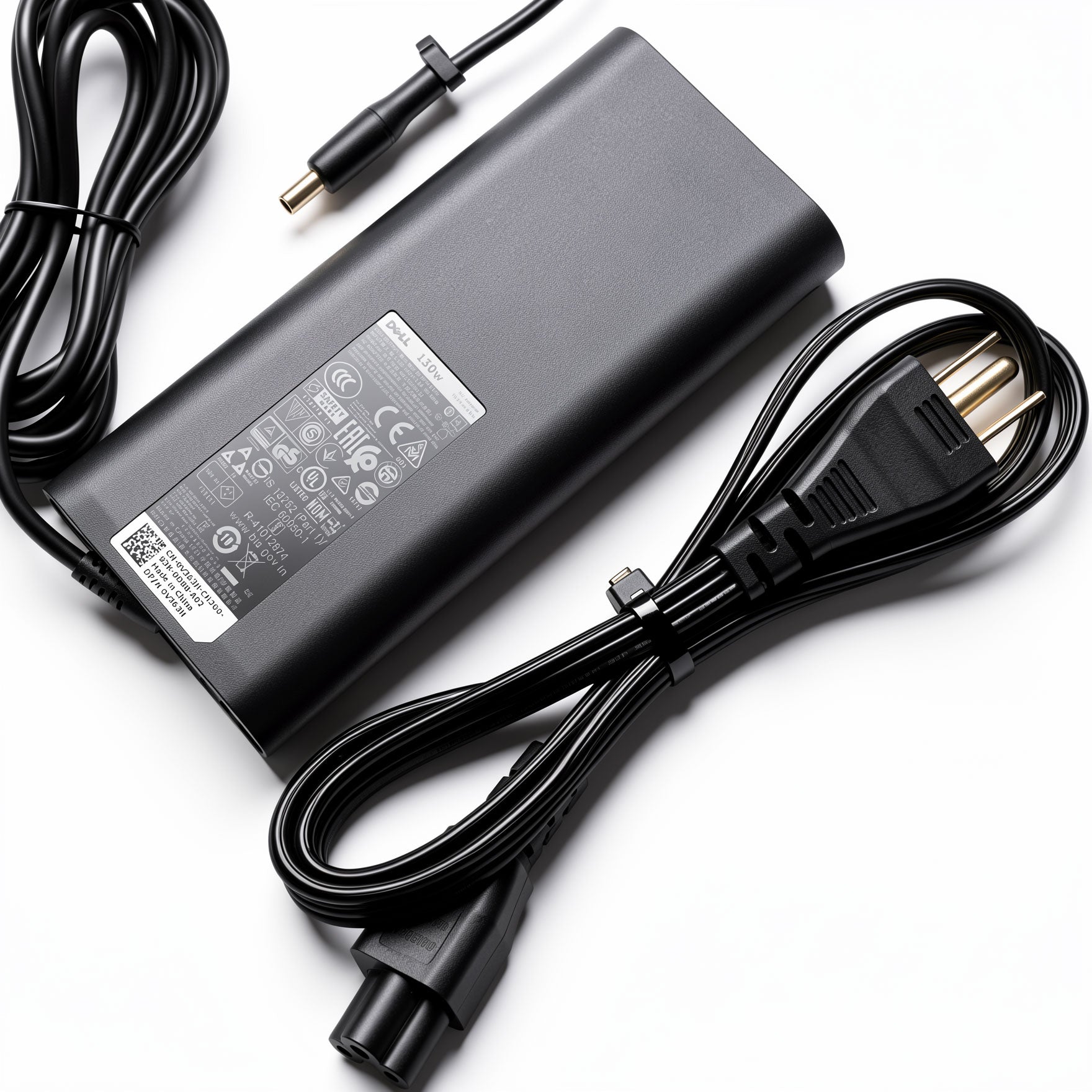 Dell 130W AC Power Adapter DA130PM130 19.5V 6.67A Charger for XPS 15 9550 9560 9570, Precision 5510 5520 Laptops