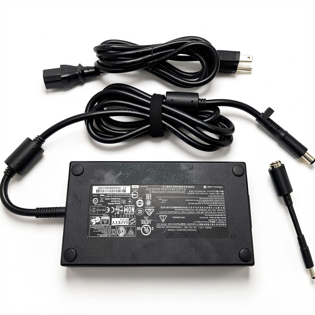 HP HSTNN-CA24 200W Smart AC Adapter 19.5V 10.2A Charger 7.4mm Smart Pin with 4.5mm Tip Converter for ZBook EliteBook Workstation Laptop