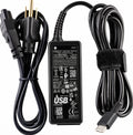 HP 45W USB-C AC Power Adapter TPN-DA15 L43407-001 15V 3A Smart Charger for EliteBook Spectre and Chromebook