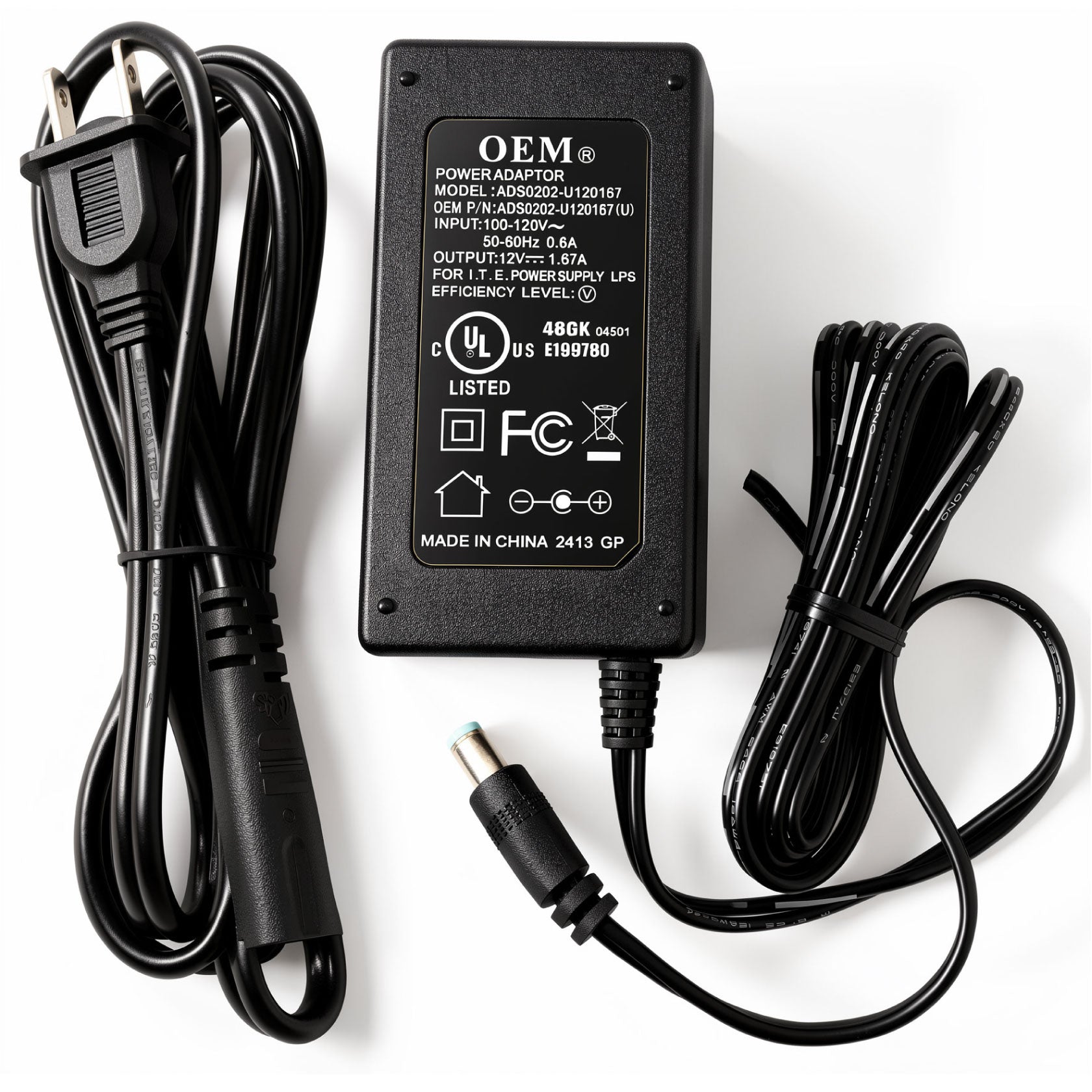 New Original Cisco 20W AC Power Adapter ADS0202-U120167 12V 1.67A Charger Power Supply for AT&T U-Verse Cable Box TV Receivers & IP Phones