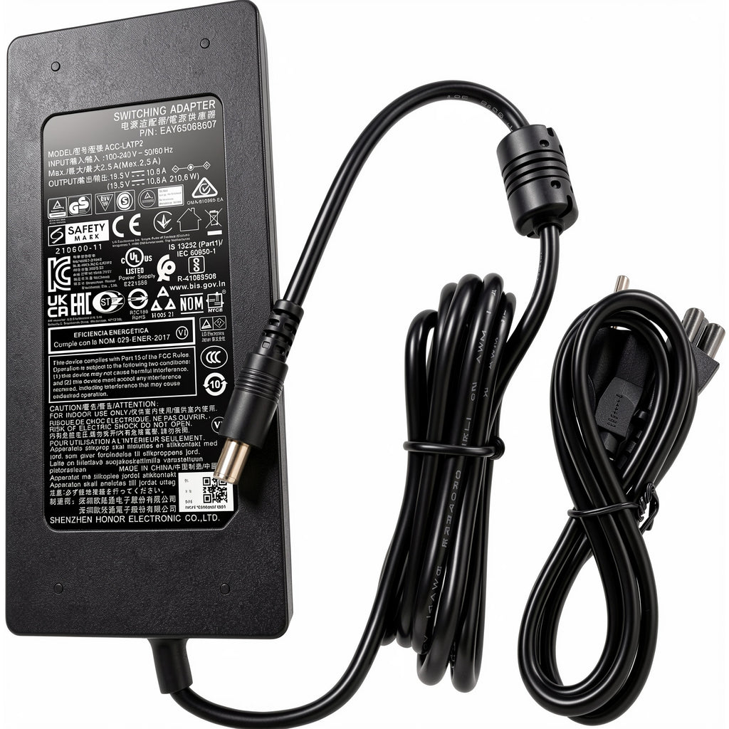 LG 140W AC Power Adapter EAY65068604 ACC-LATP1 19.5V 7.18A Charger for UltraWide 34" 38" Gaming & Medical Monitors