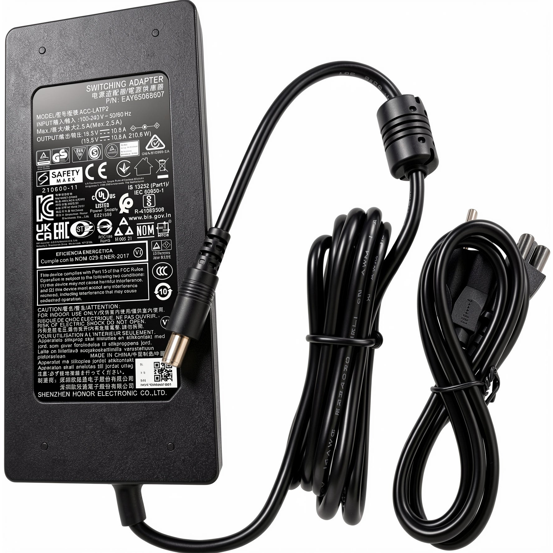 LG 140W AC Power Adapter EAY65068604 ACC-LATP1 19.5V 7.18A Charger for UltraWide 34" 38" Gaming & Medical Monitors