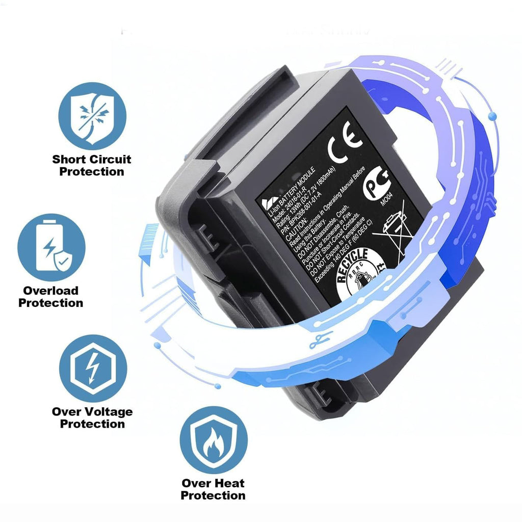Verifone 13.32W Li-ion Battery 5PCS Lot 24016-01-R BPK268-001-01-A 7.4V 1800mAh Pack for VX680 VX670 Wireless POS Terminal