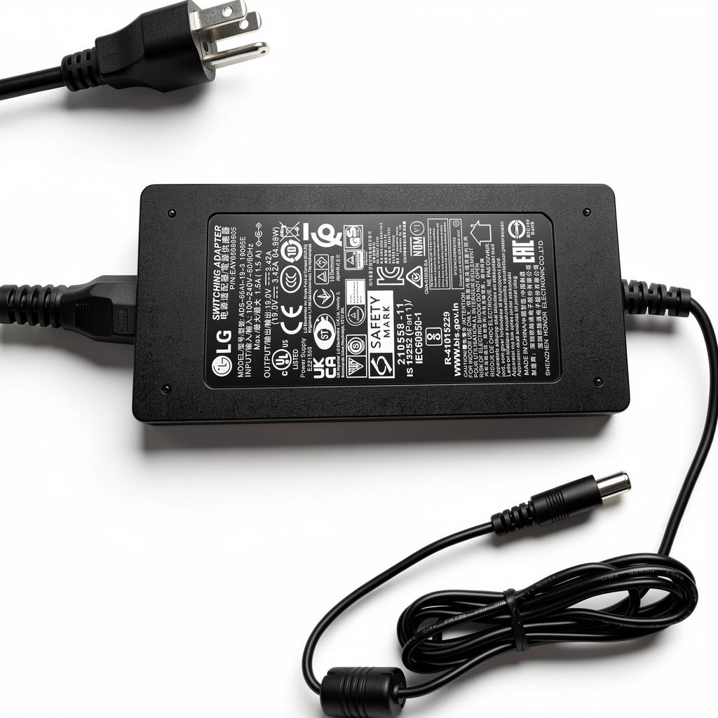 New Original LG 65W AC Power Adapter EAY65689605 ADS-65AI-19-3 19065E 19V 3.42A Charger for UltraWide Monitor