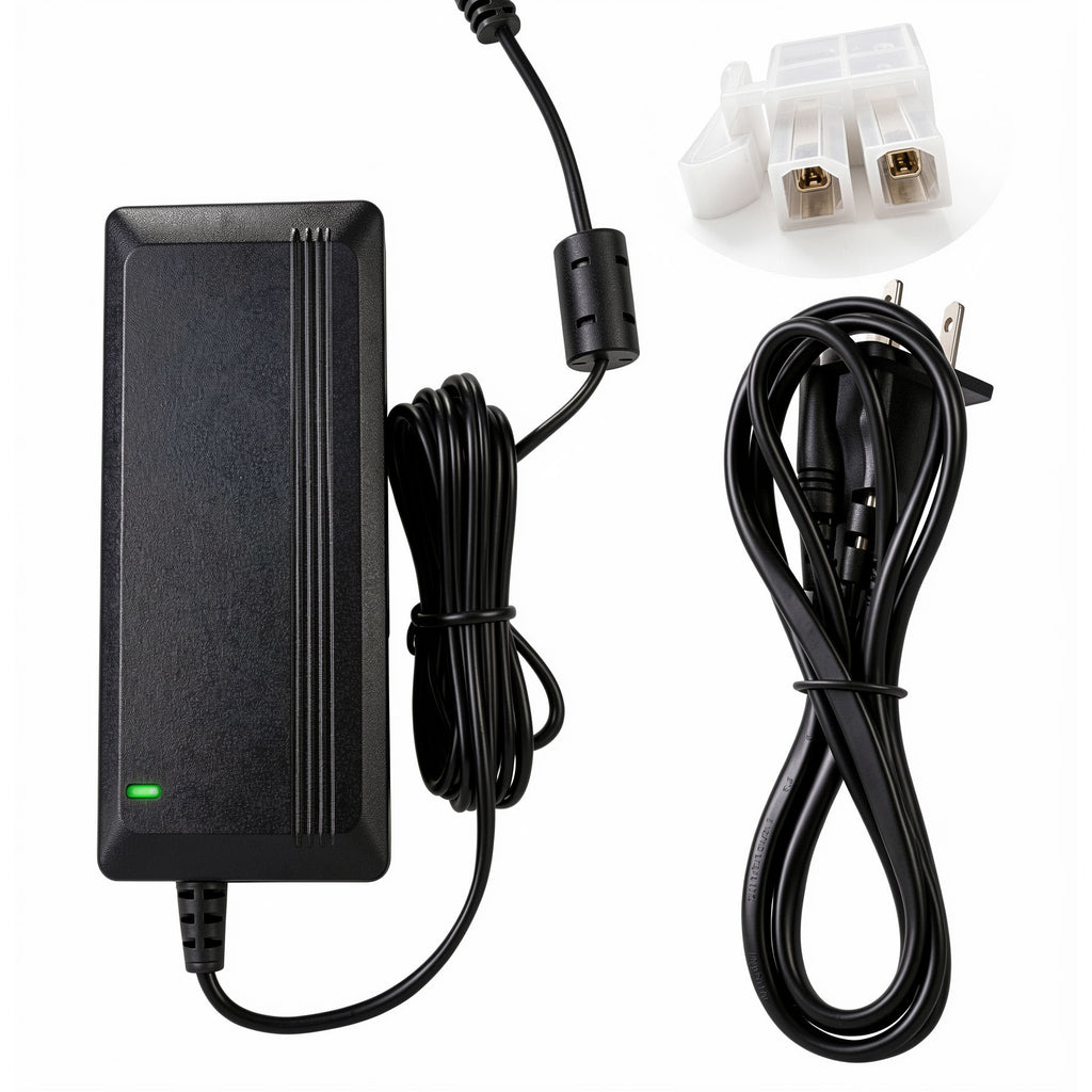 CWT 60W AC Power Adapter 2ABF060F 12V 5A Charger Power Supply with 2-Pin Rectangular Plug for SonicWall TZ300 TZ400 SOHO, Dell EMC SD-WAN Edge 620 640