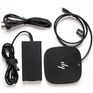 HP USB-C Dock G5 26D32AA 5TW10AA Dual 4K Display Station with 120W AC Charger HDMI & USB-C Cable Bundle