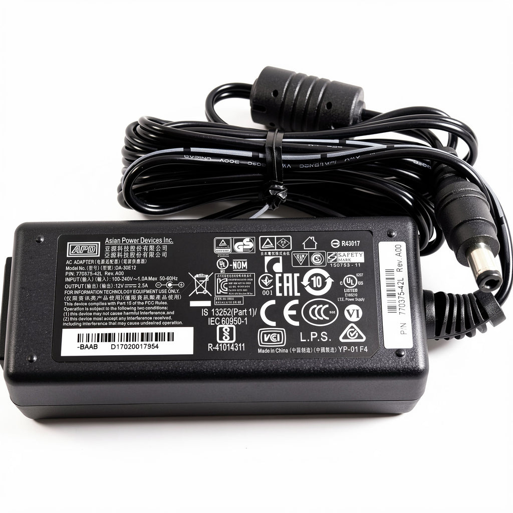 APD DA-30E12 12V 2.5A 30W AC DC power adapter for Dell Wyse thin client