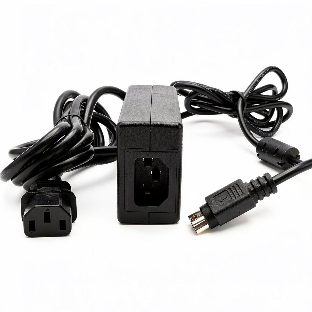CWT 60W AC power adapter KPL-060F-VI, 12V 5A charger with 4-pin DIN connector for Hikvision and Dahua DVR NVR.