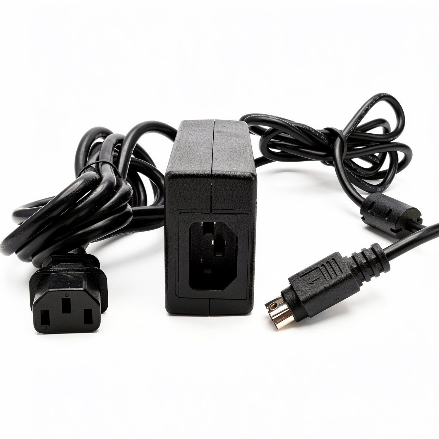 CWT 60W AC power adapter KPL-060F-VI, 12V 5A charger with 4-pin DIN connector for Hikvision and Dahua DVR NVR.