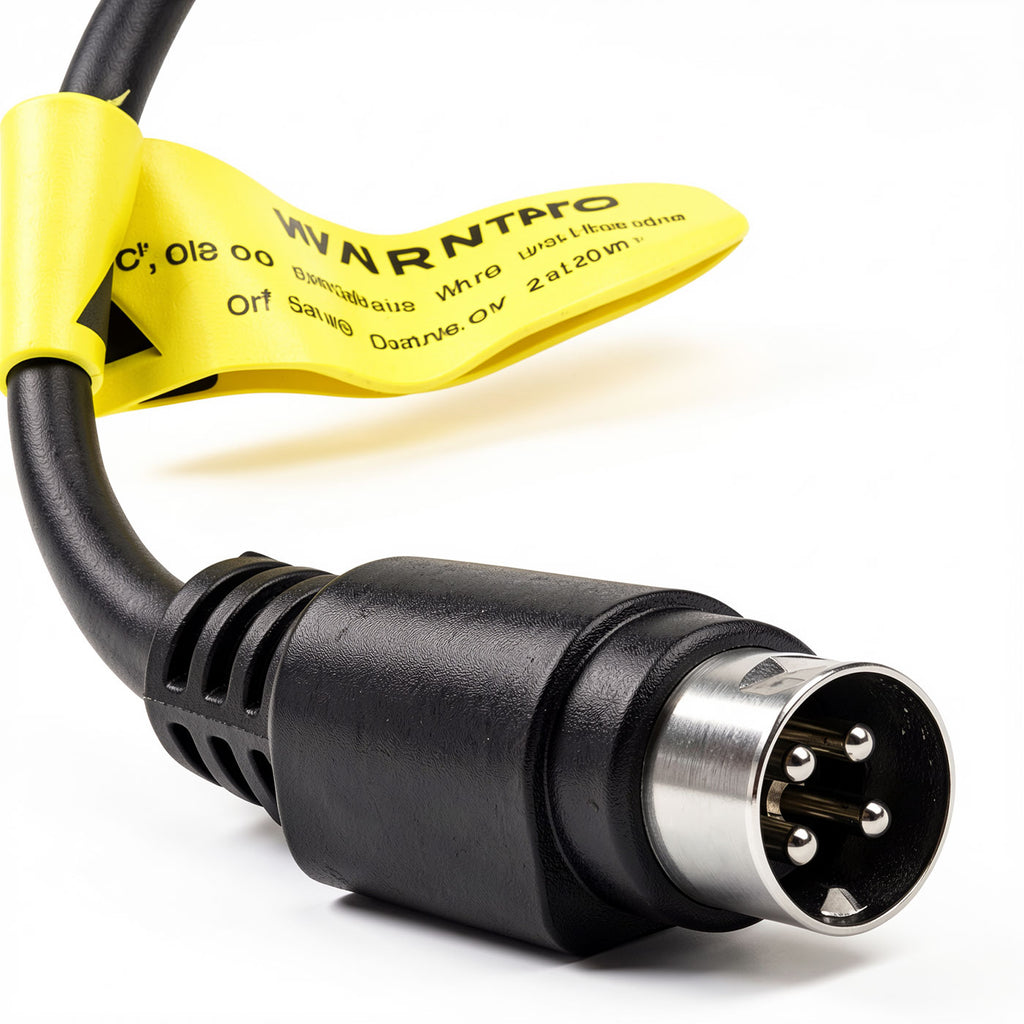 CWT 60W AC power adapter KPL-060F-VI, 12V 5A charger with 4-pin DIN connector for Hikvision and Dahua DVR NVR.