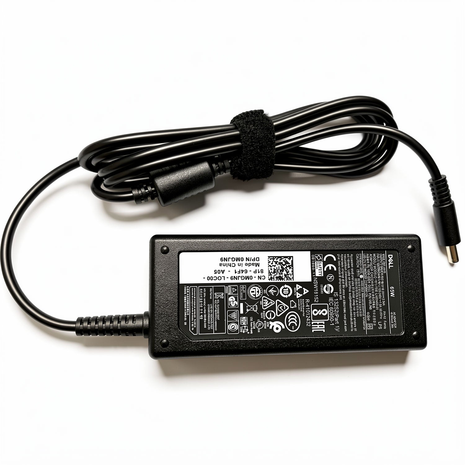 Dell 65W AC power adapter LA65NS2-01 PA-12, 19.5V 3.34A charger with 7.4mm big tip for Latitude and Inspiron.