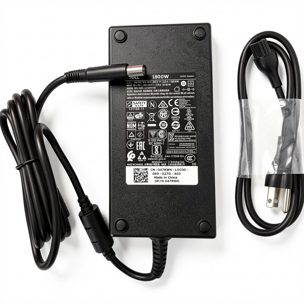 180W AC Adapter for Dell Precision Mobile Workstation 19.5V 9.23A 7.4×5.0mm