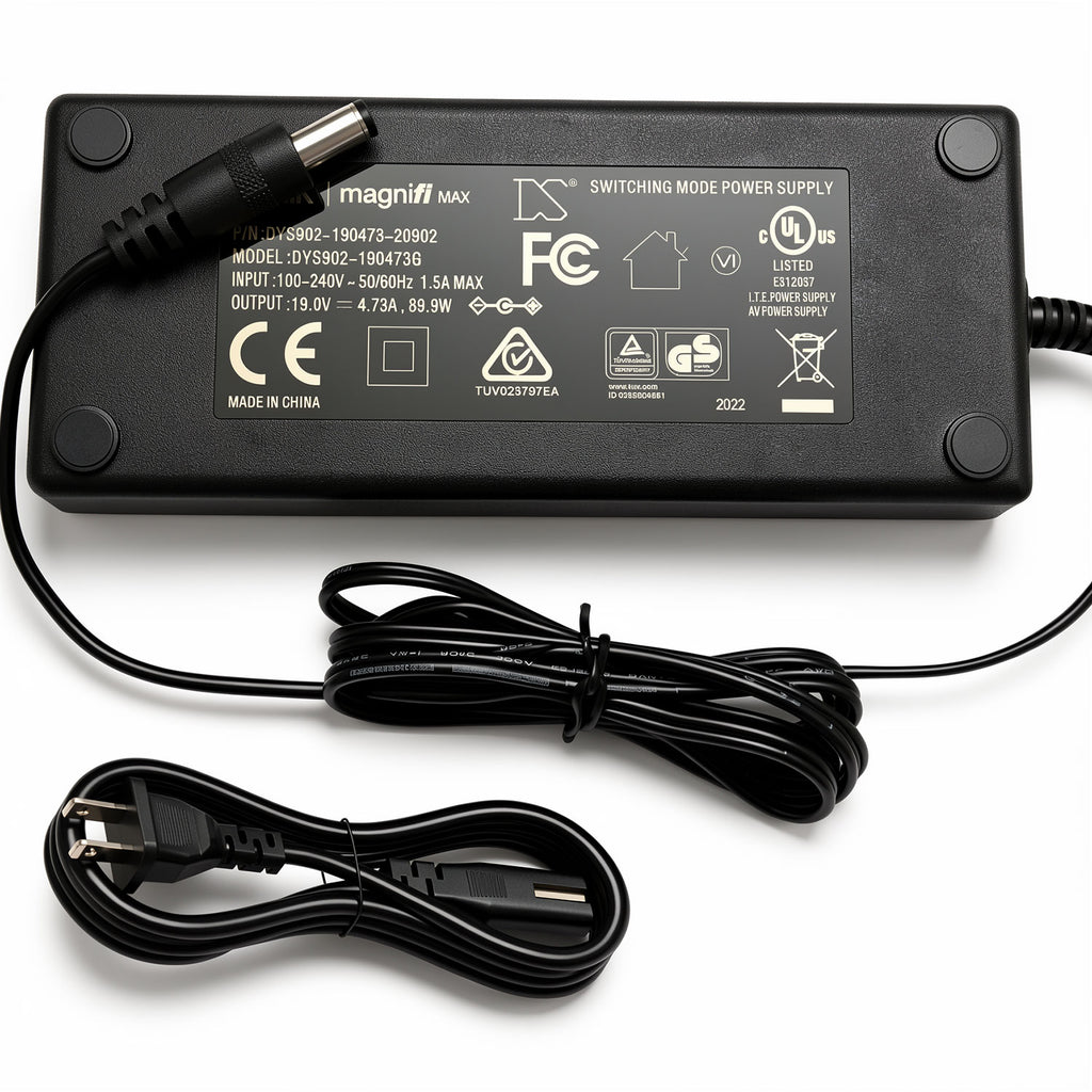 DYS902-190473G DYS902-190473-20902 90W Polk charger, 19V 4.73A for MagniFi MAX.