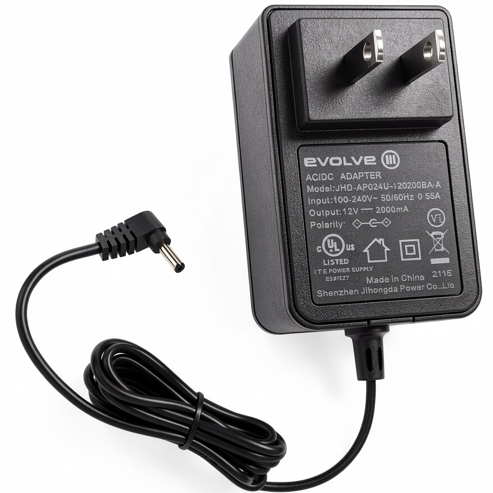 24W 12V 2A Adapter for Embedded Systems Arduino Projects and Electronics