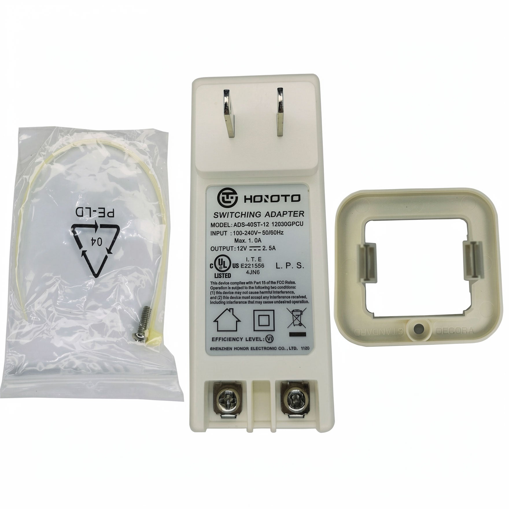 HOIOTO 30W AC Adapter ADS-40ST-12 / 12030GPCU 12V 2.5A Charger for Vivint SkyControl Panel V-MP2-345