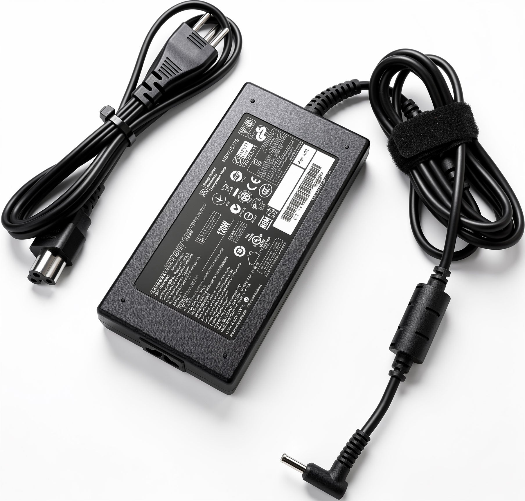 HP 120W AC Adapter M95377-001 / L41856-001 / TPN-CA19 19.5V 6.15A Charger for USB-C G5 Dock, Envy, Omen Laptop