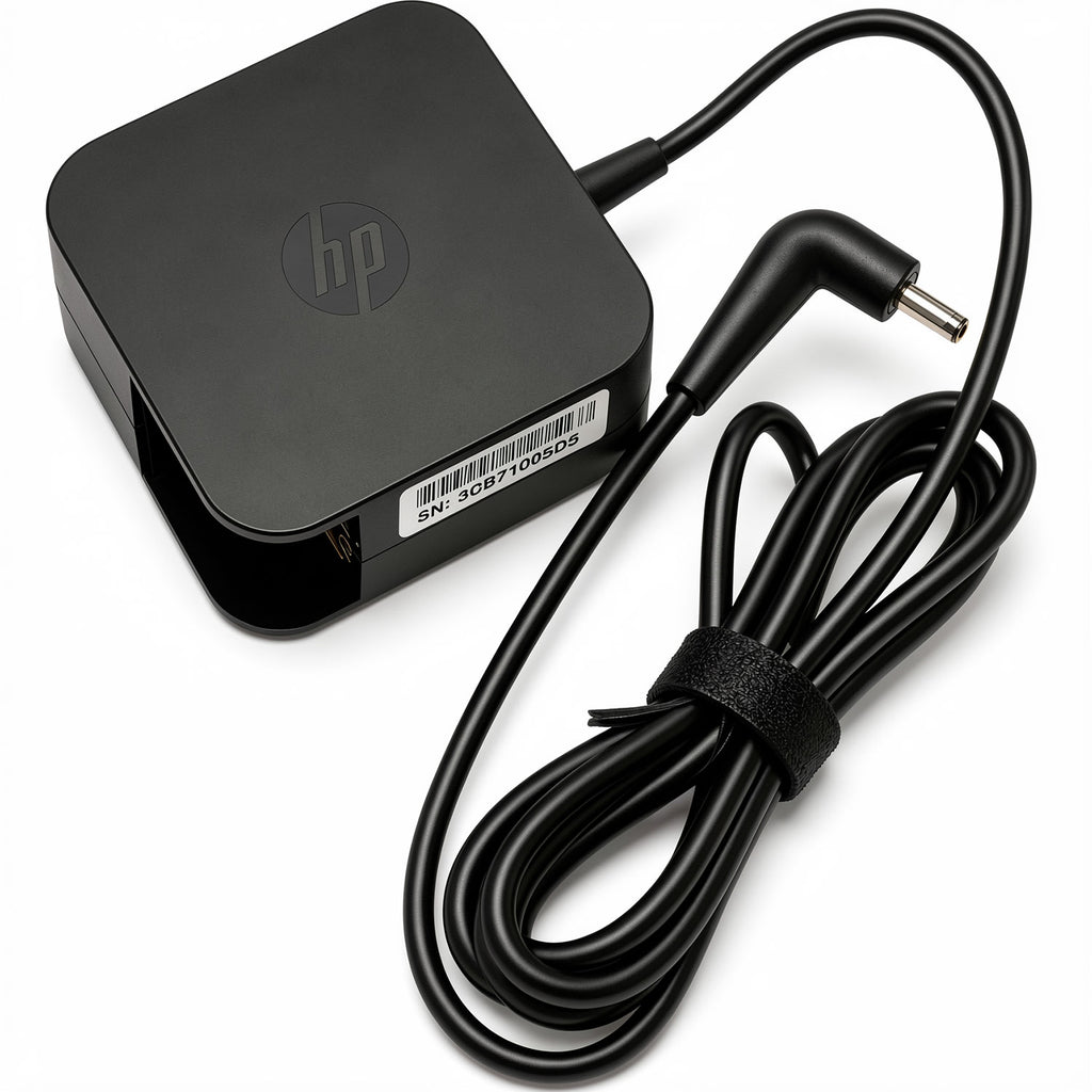 HP 18W AC power adapter WAE009, 12V 1.5A charger with 3.0mm x 1.0mm mini tip for Omni 10 and Pro Tablet.