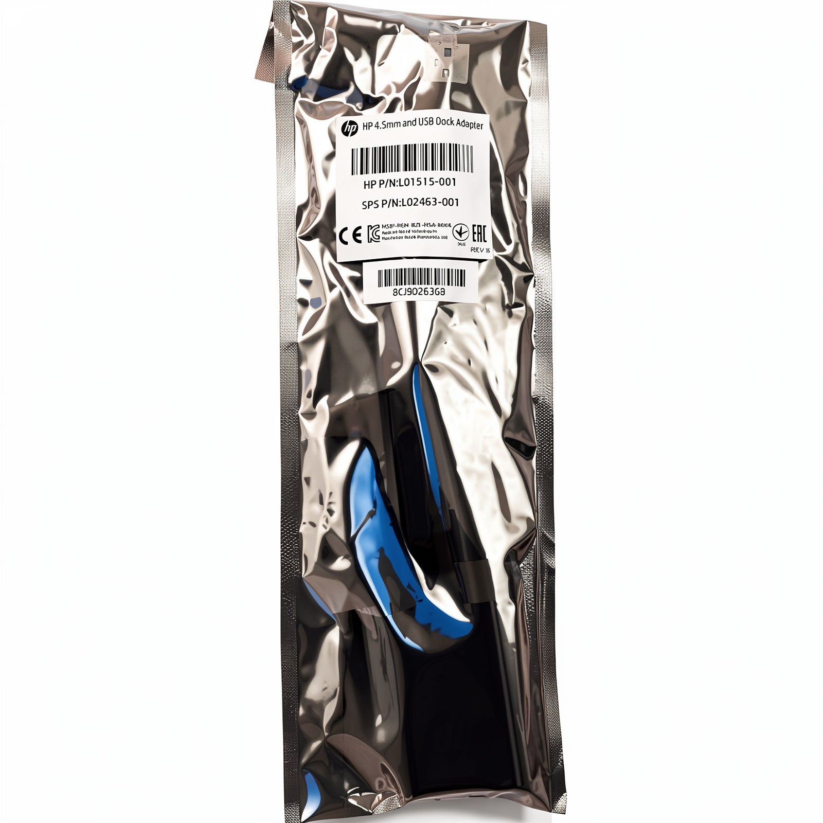 HP L01515-001 adapter part number label information
