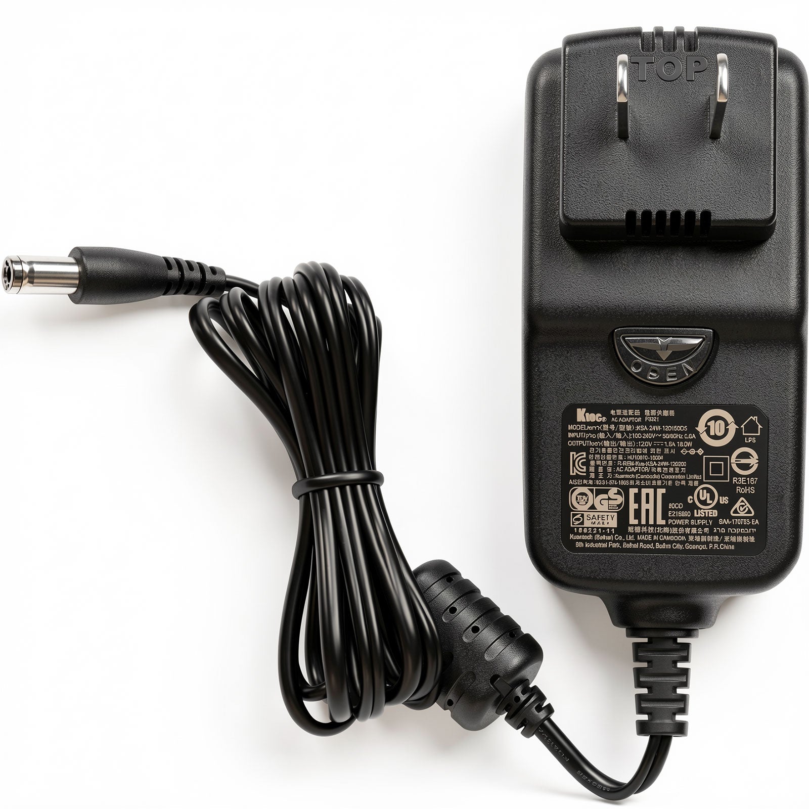Ktec KSA-24W-120150D5 12V 1.5A 18W AC/DC Adapter 5.5×2.5mm DC Plug