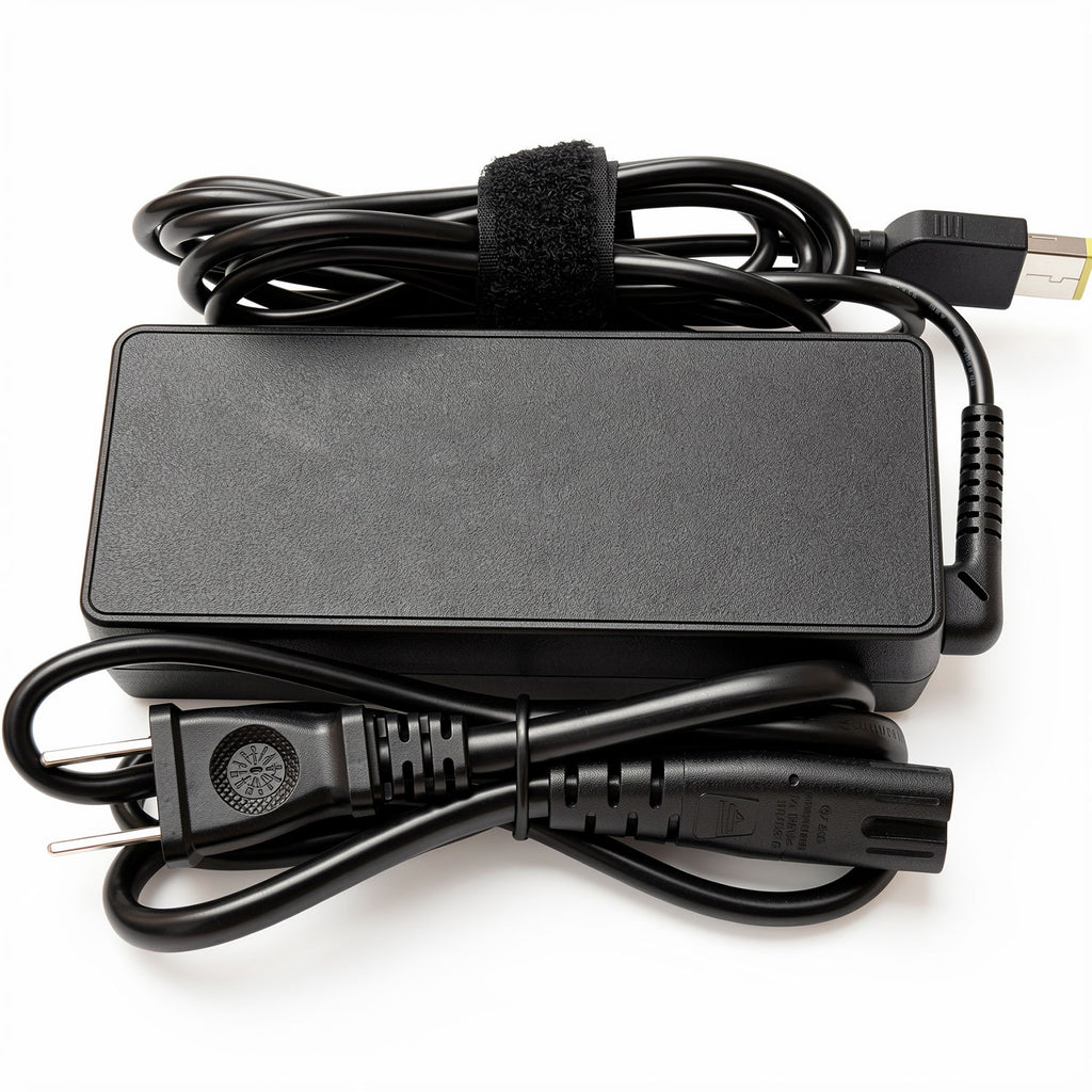 Lenovo 90W AC power adapter ADLX90NDC3A ADP-90XD B, 20V 4.5A charger with square slim tip for ThinkPad.