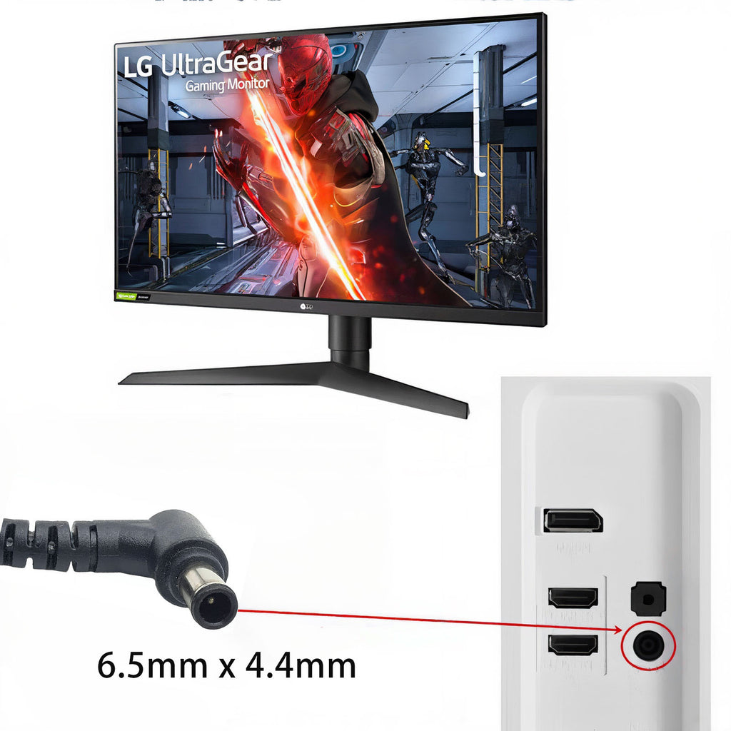 Original LG 32W AC Power Adapter ADS-40FSG-19 19032GPCU-1 EAY62790012 19V 1.7A Charger for UltraWide Monitor & LED LCD Displays