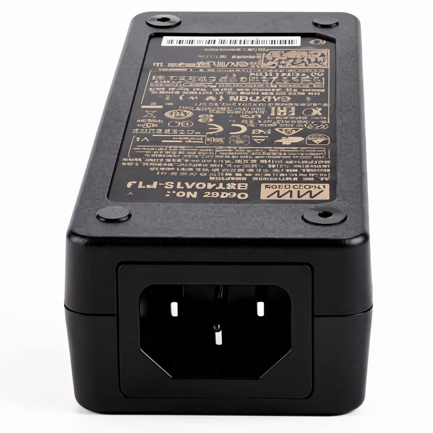 MEAN WELL GST40A12-P1J 40W 12V 3.34A desktop AC/DC power adapter for industrial and POS systems.