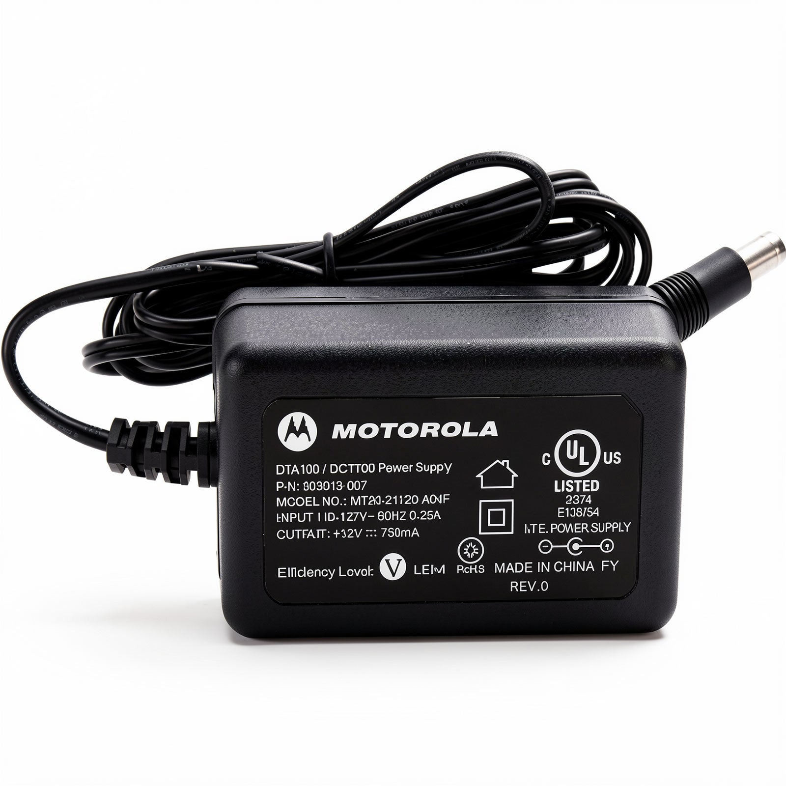 Motorola MT20-21120-A04F 503913-007 12V 0.75A AC Adapter 5.5×2.5mm Charger