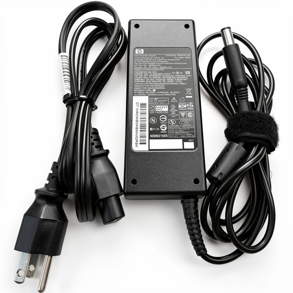 PA-1900-18HN 463554-001 HP 90W Smart Pin charger, 19V 4.74A for ProBook EliteBook.