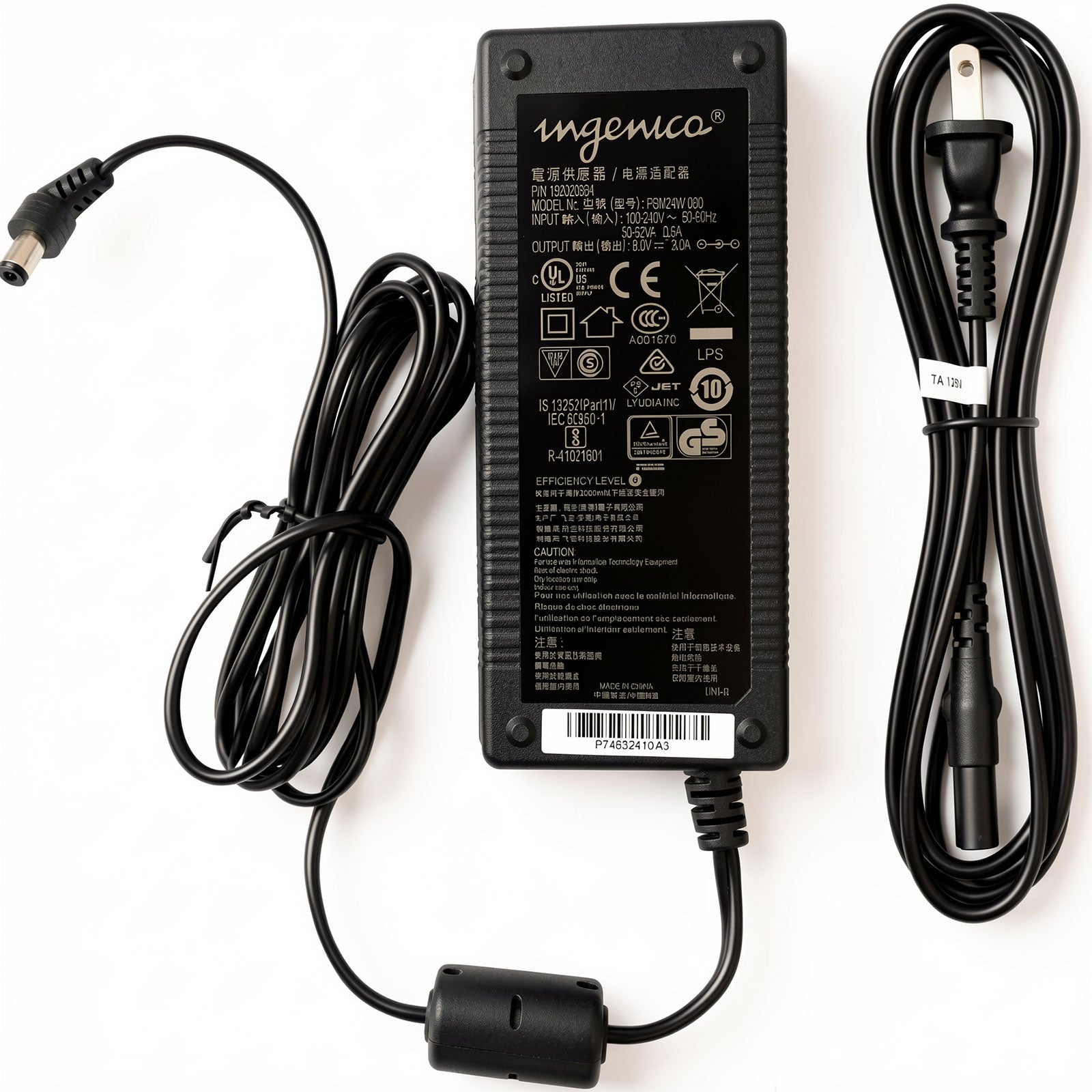24W POS Terminal Power Supply for Ingenico Payment Devices 8V 3A 5.5×2.1mm