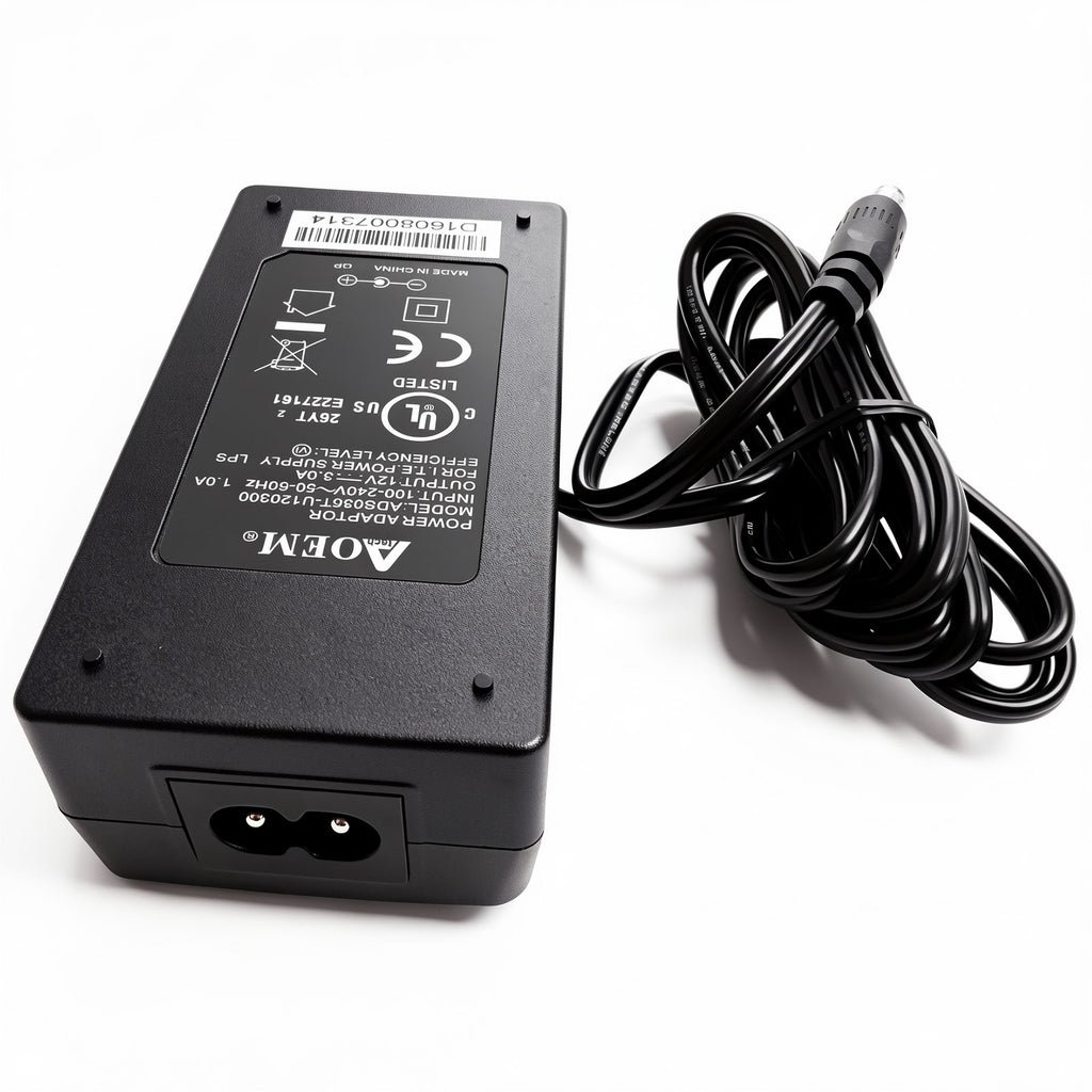 UL/CE Certified 12V 3A 36W Power Supply for Networking and Electronic Devices