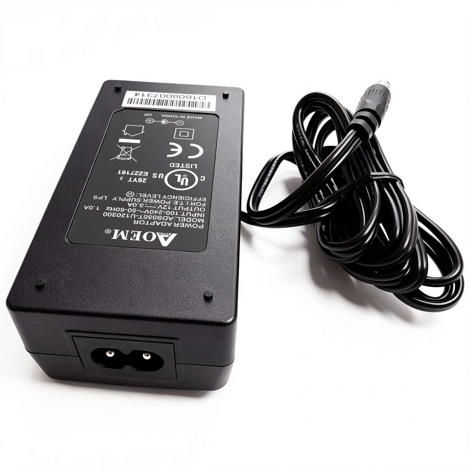 UL/CE Certified 12V 3A 36W Power Supply for Networking and Electronic Devices